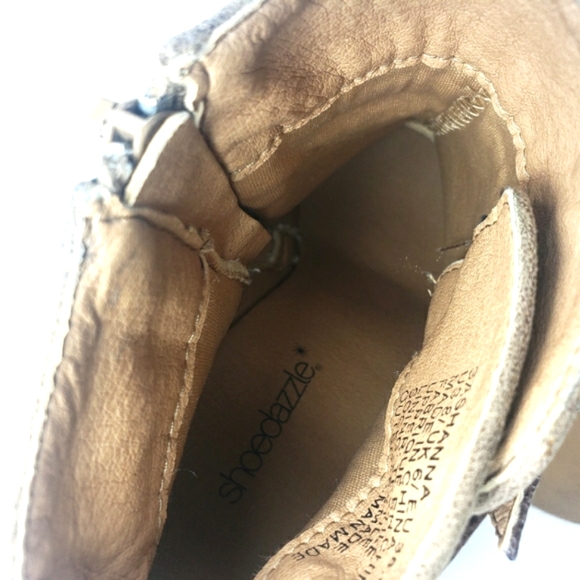 Shoe Dazzle Shanna Brown Faux Leather, Western Inspired Bootie. Women's Size 8M - Picture 12 of 12